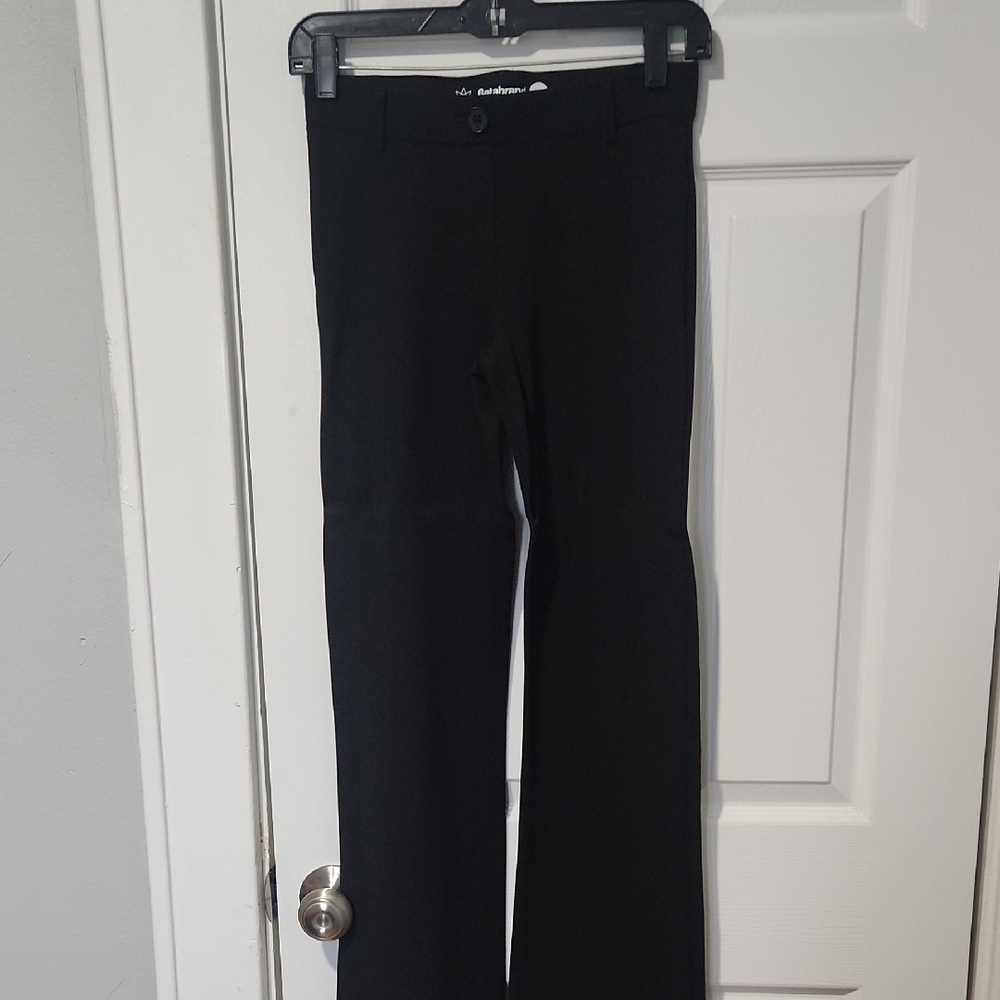 Betabrand Black Boot Cut Pants